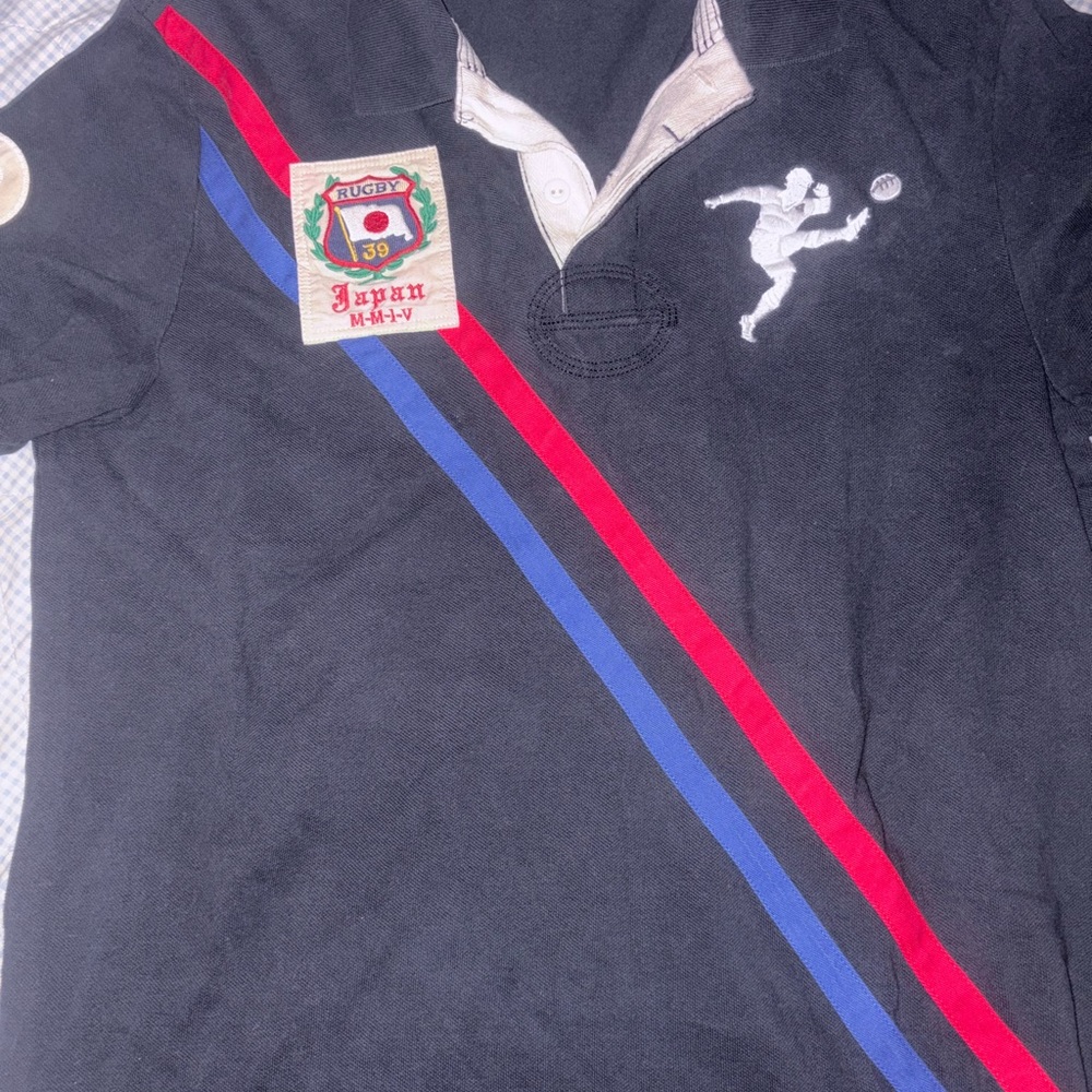 Vintage Rugby Ralph Lauren short sleeve polo Japan shirt